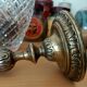 Antique bronze candlestick