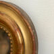 Old mirror louis Philippe golden gold leaf fireplace