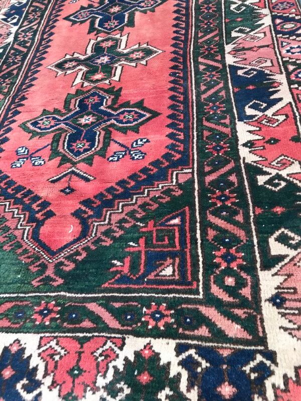 Nice Turkish vintage Konya carpet handmade 115 X 200 CM