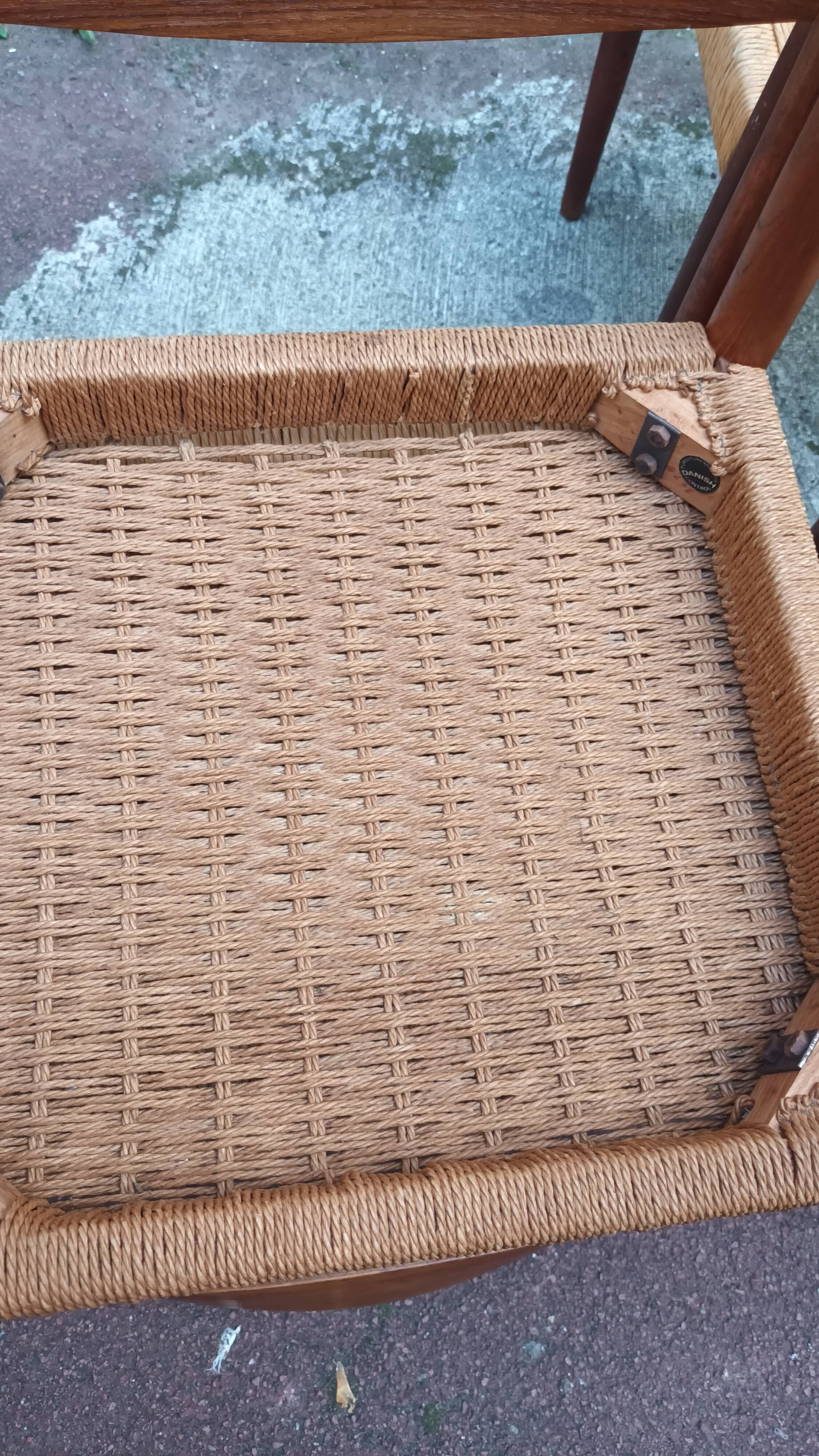 4 Danish chairs by Poul Volther for Frem Rolje, 1960s.