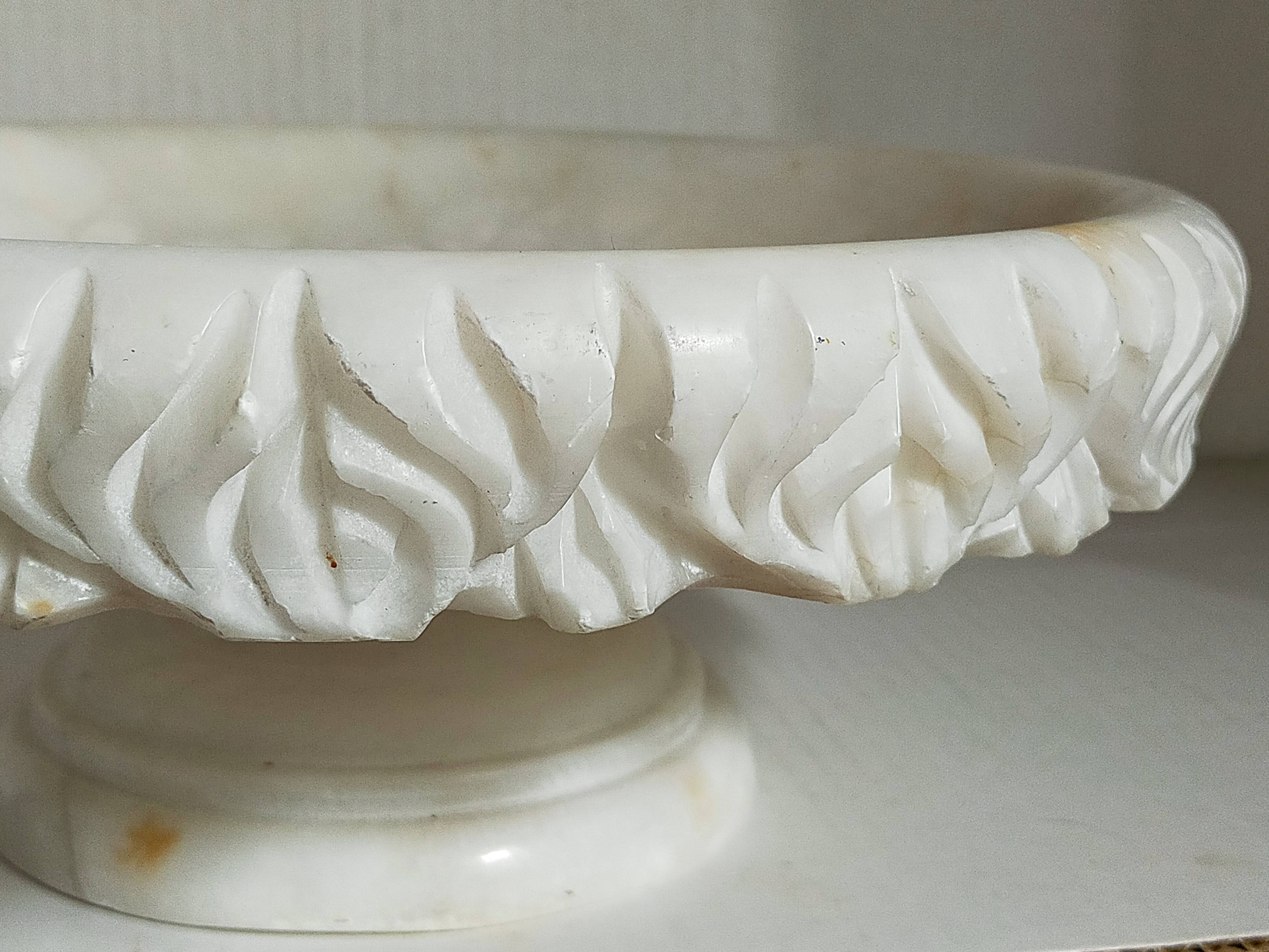 Alabaster fruit bowl from the 70s