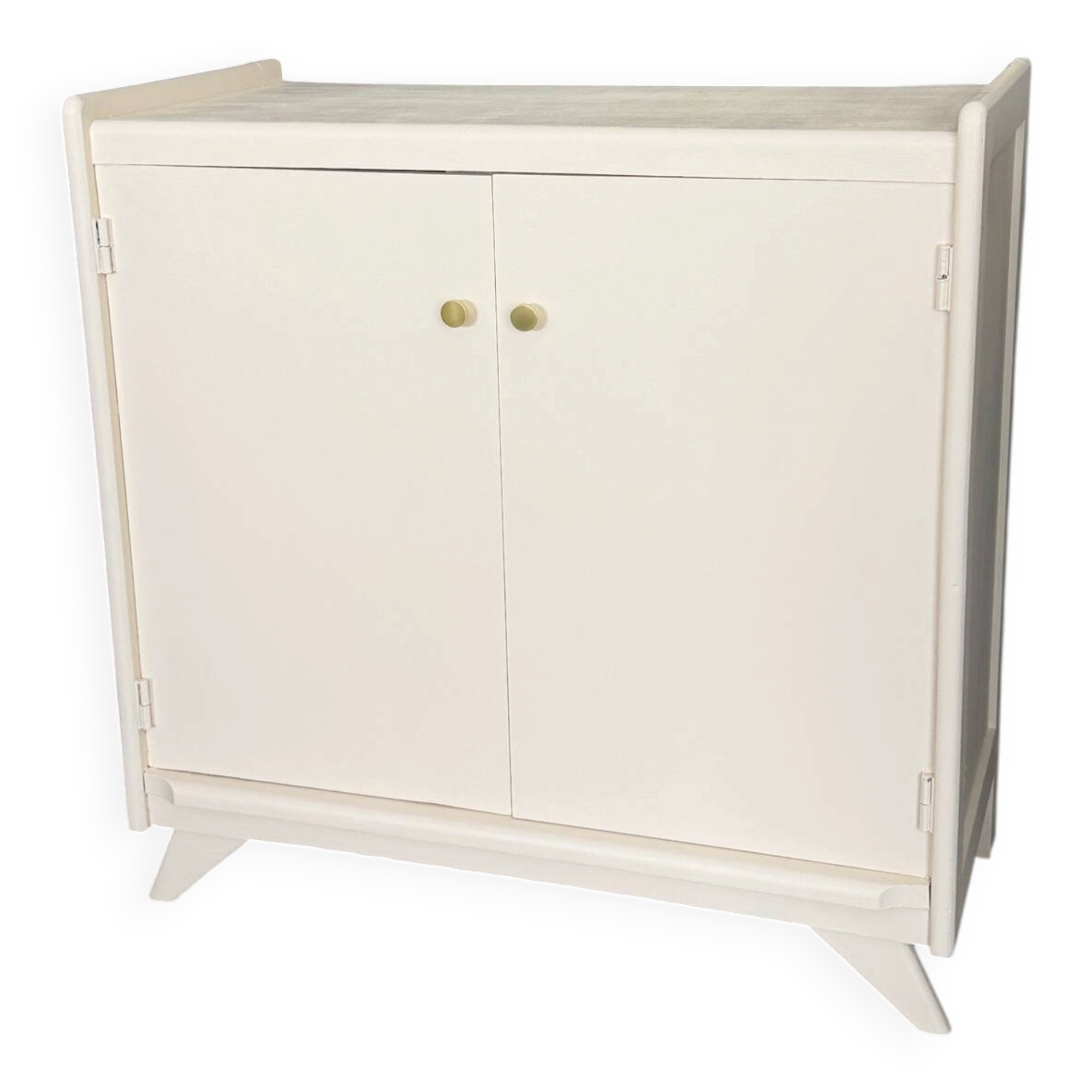 Vintage compass leg chest of drawers