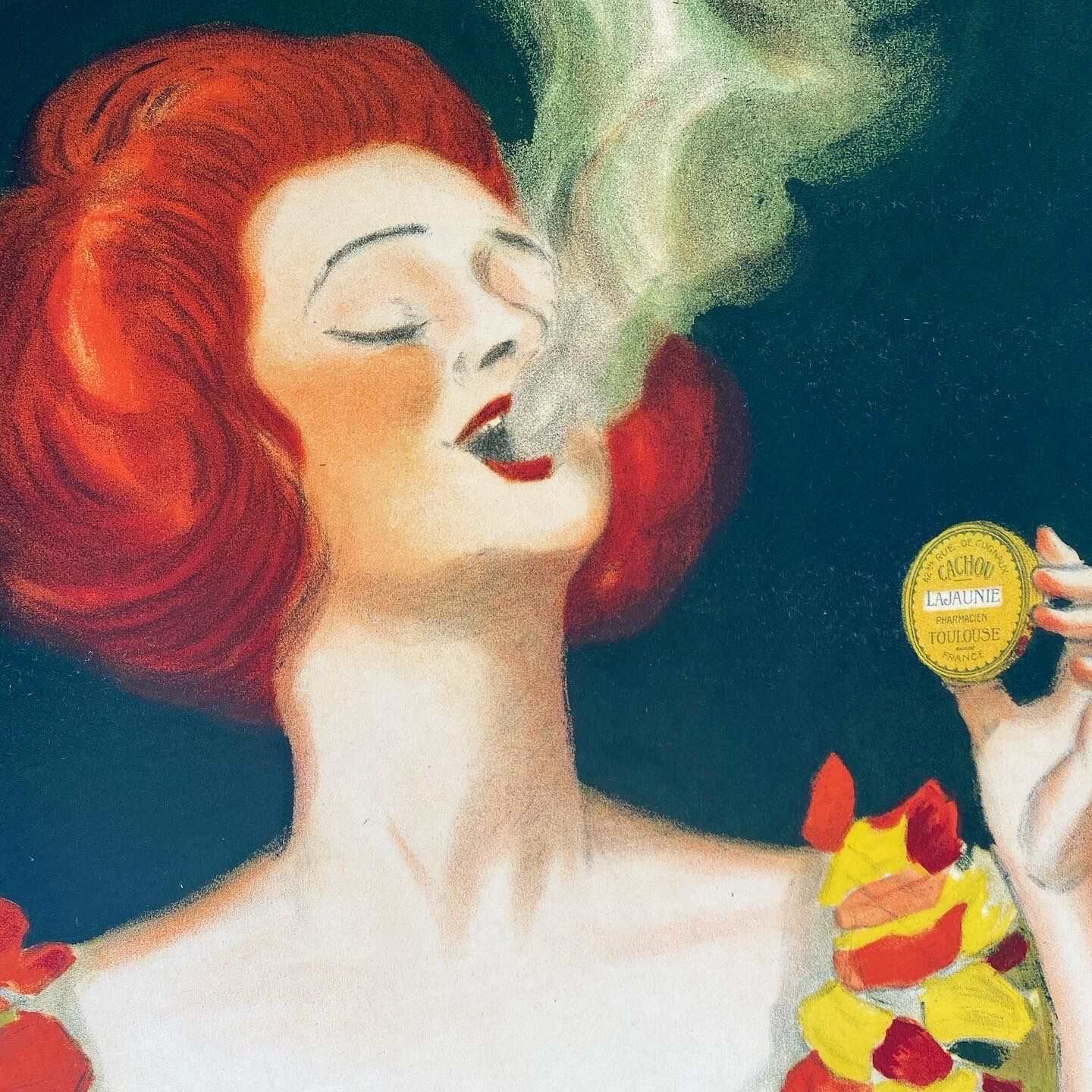 Original old poster Cachou Lajaunie - Cappiello