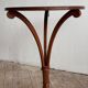 Pair of victorian empire style mahogany tables, 20th century