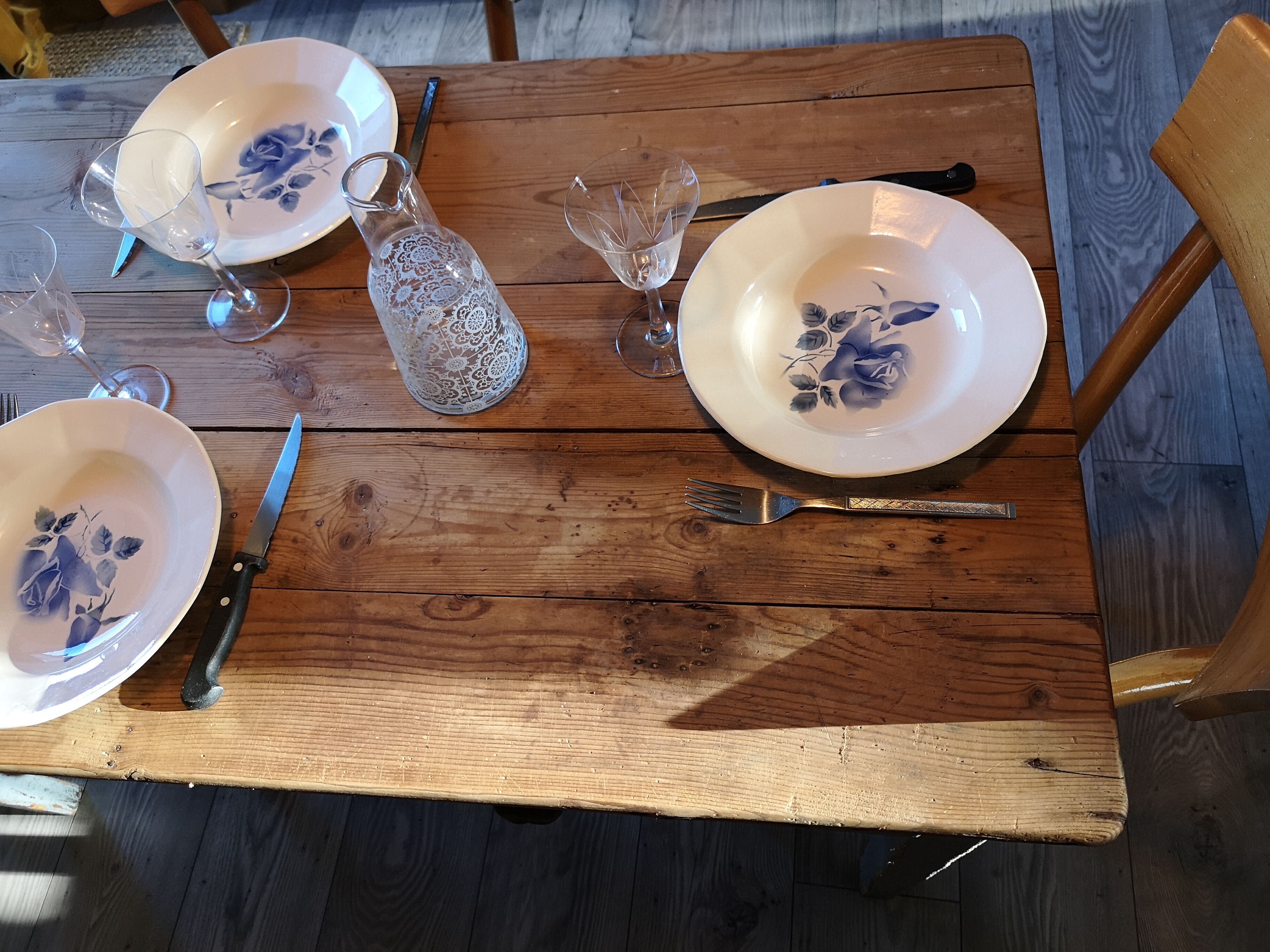 Vintage farm table