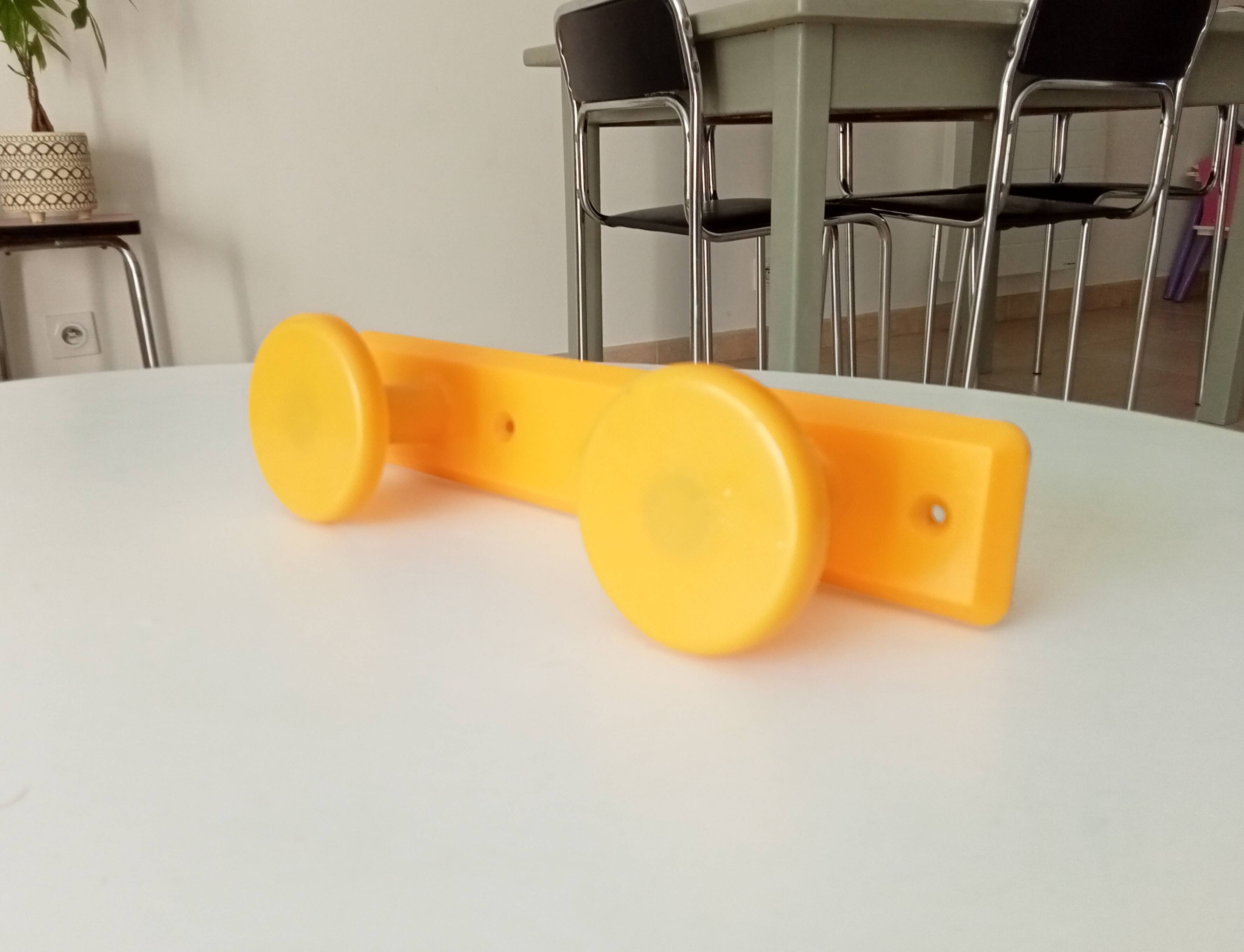Vintage 80s wall coat rack