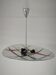 Modernist Czechoslovakian Zukov pendant light, geometric pattern, 1960