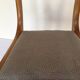Ensemble de 4 chaises style anglais Dossier Barrette Pieds Sabre