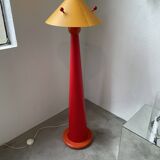 80s pop red floor lamp