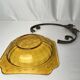 Art Deco, Val Saint Lambert amber glass bowl circa 1930