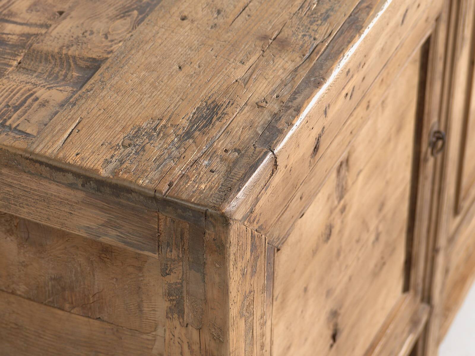 Antique Chinese three-door sideboard (circa 1900)