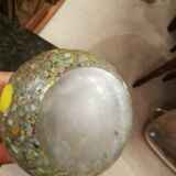 Glass end XIX vase