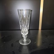 12 Saint-Louis Guernesey model champagne flutes in cut crystal