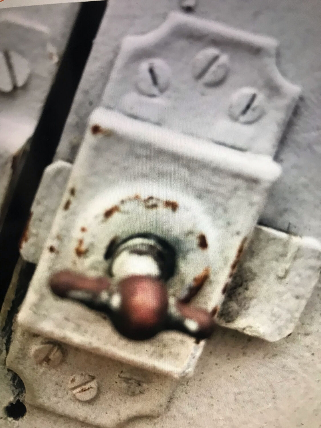 Block of 4 wooden mailboxes