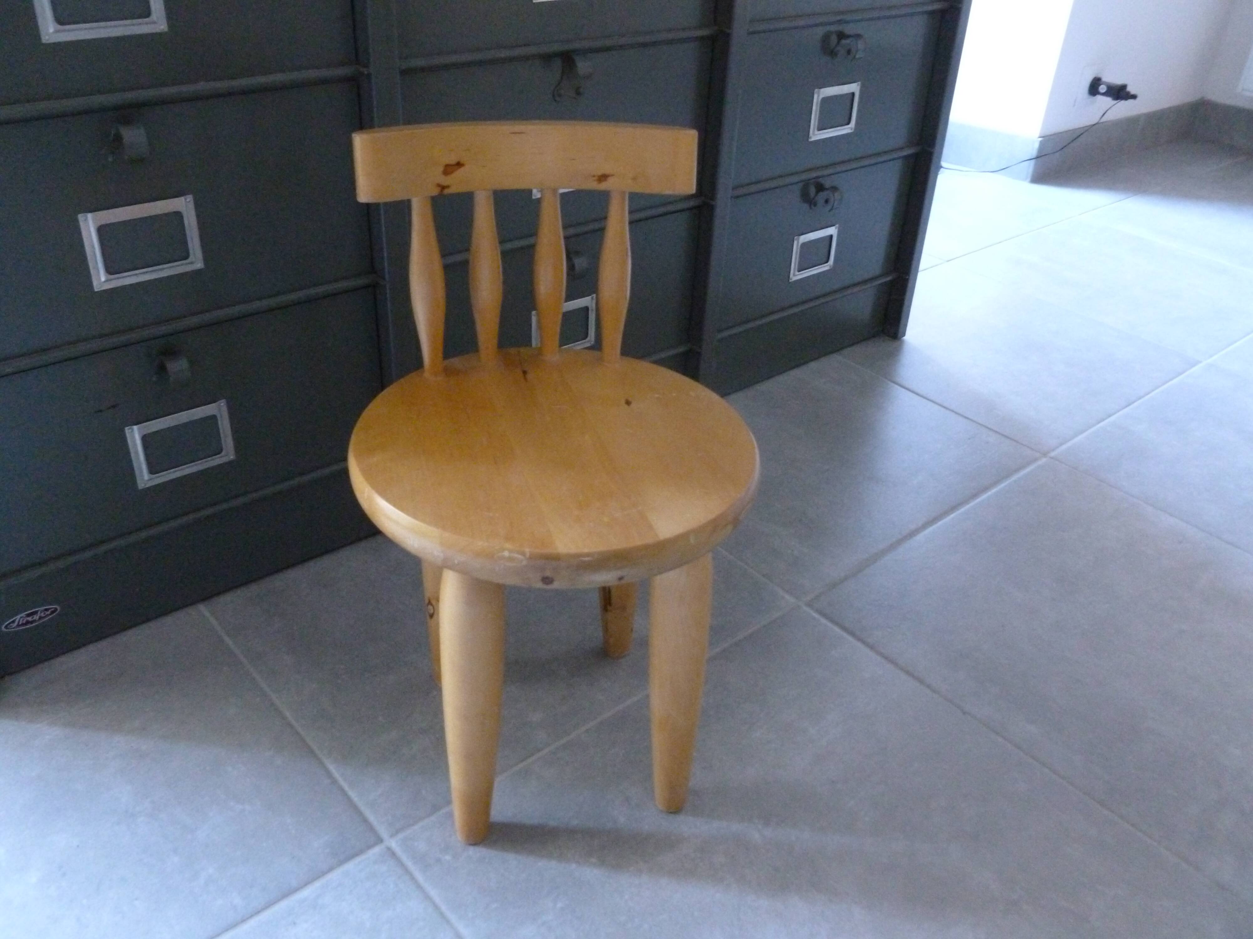 Wooden children's chair