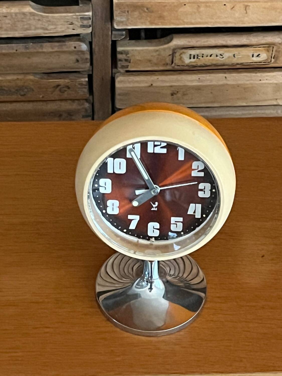 Space Age Jaz alarm clock “podic orange”