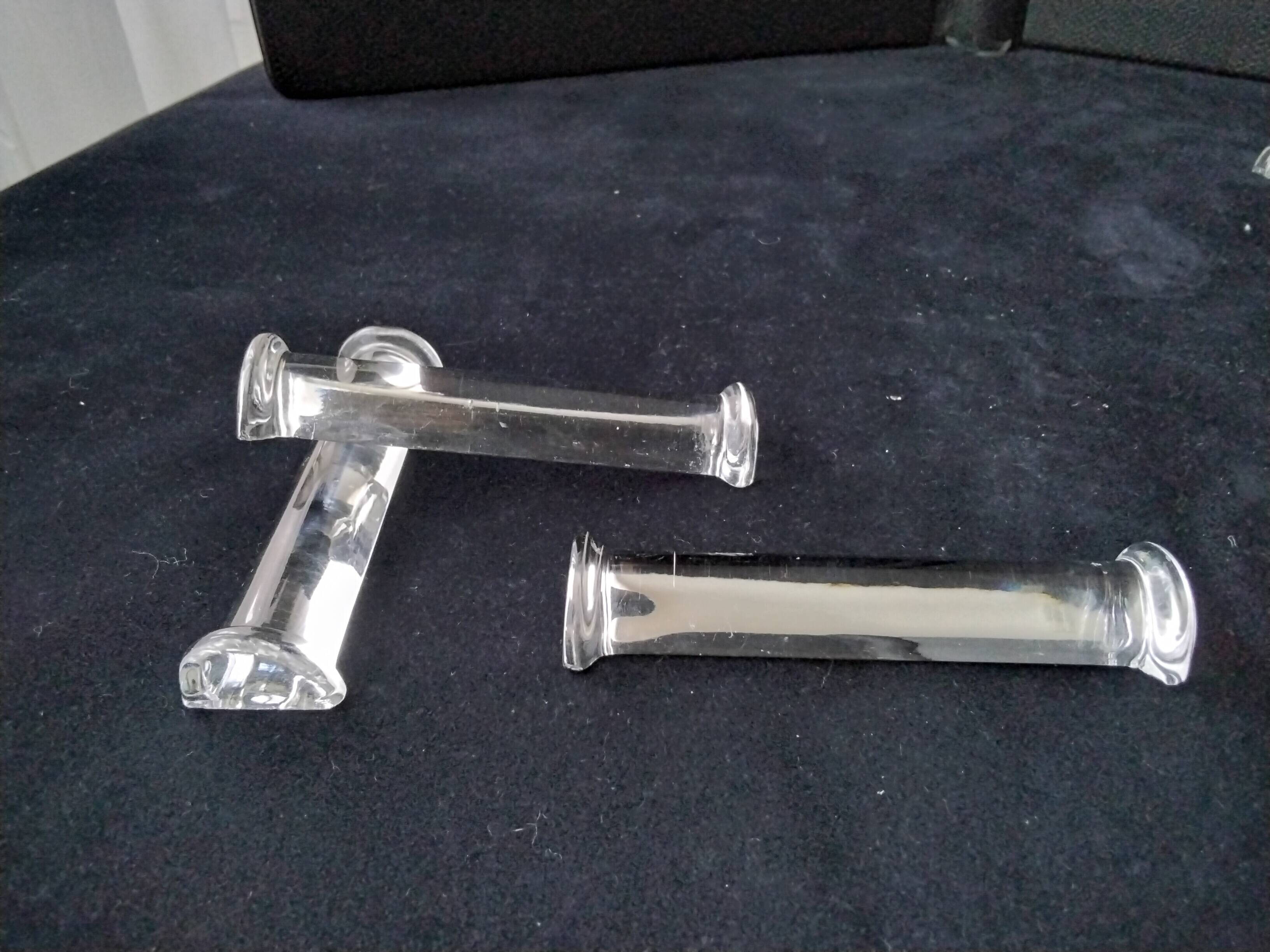 10 Hungarian crystal knife holders