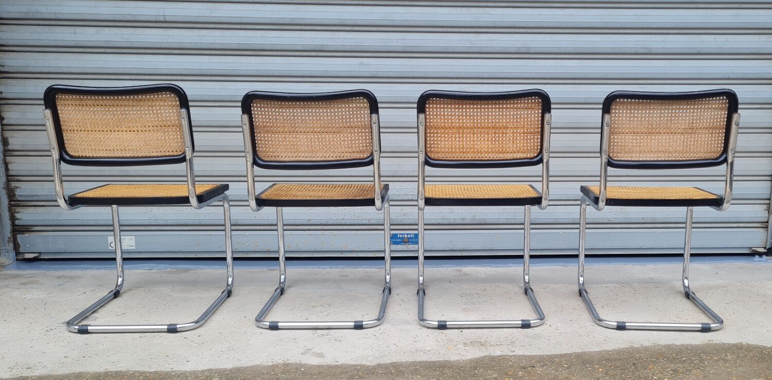 Set of four chairs B32 cesca Marcel Breuer