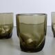 Set de 6 verres à eau en verre fumé