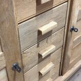 Buffet Very René Gabriel - Raw Oak - Reconstruction Furniture - Year