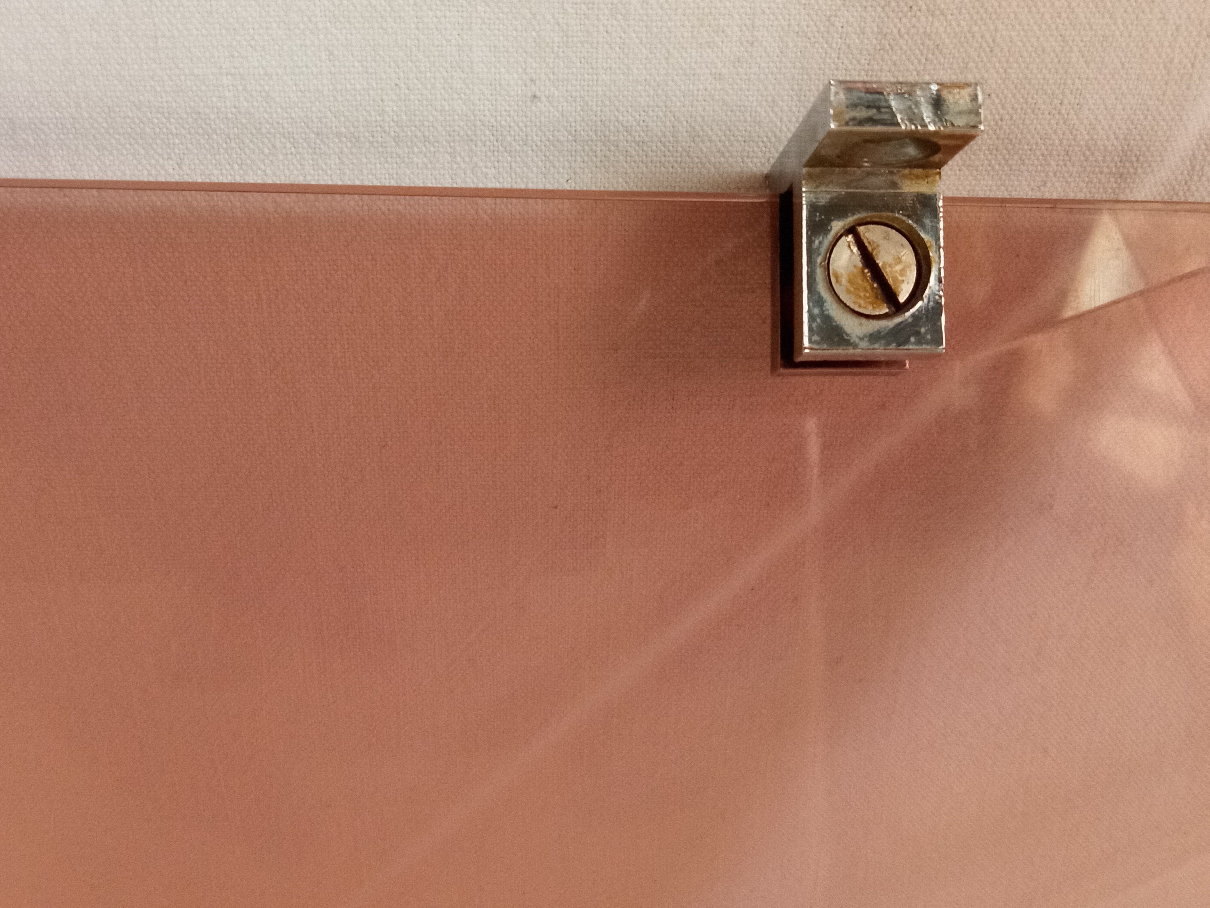 Plexiglas shelves 1970