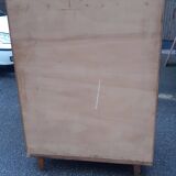 Vintage wardrobe with compass feet