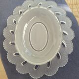 Important cut or mid-table signed Verlys, art deco