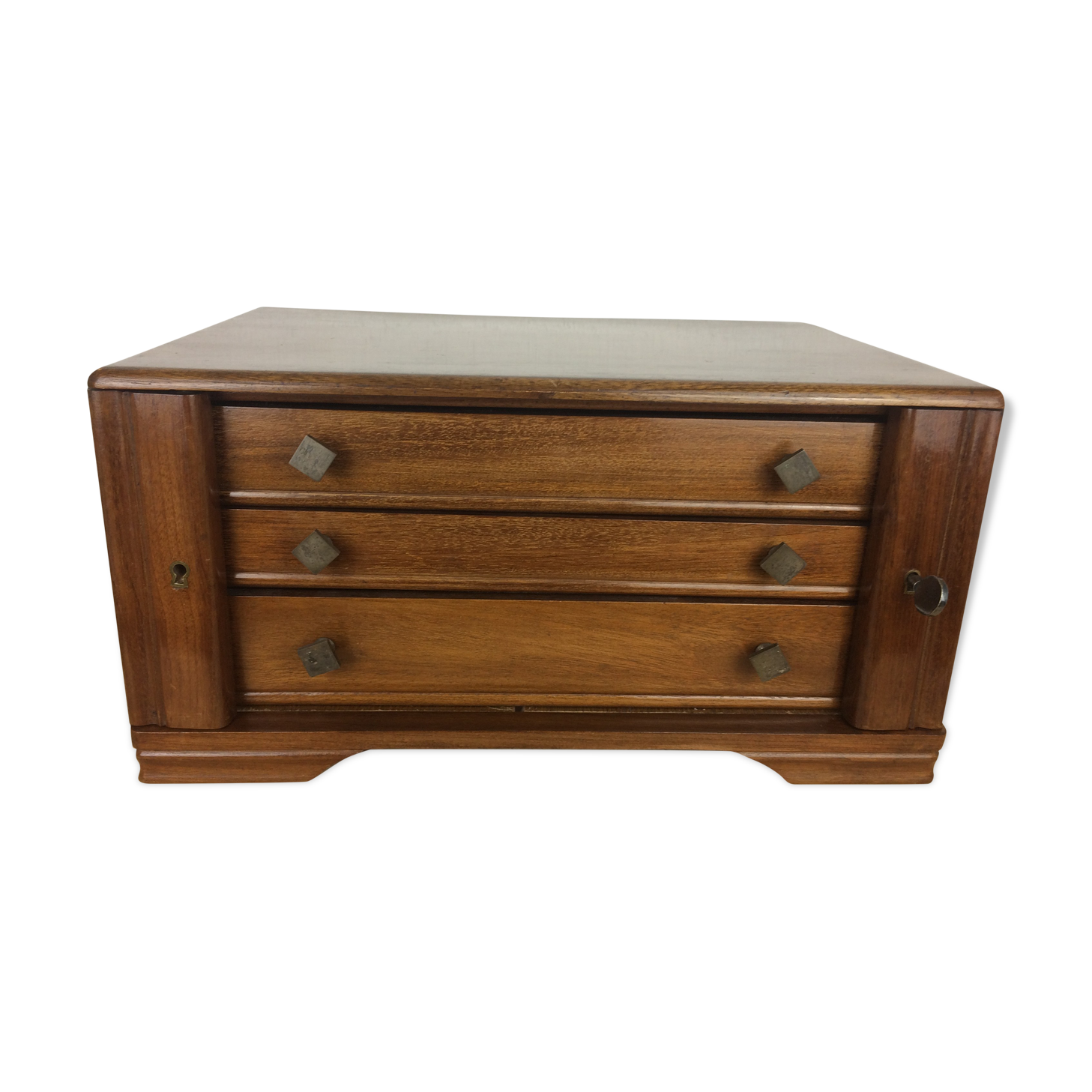 Safe cabinet 3 drawers for silver housewife