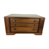 Safe cabinet 3 drawers for silver housewife