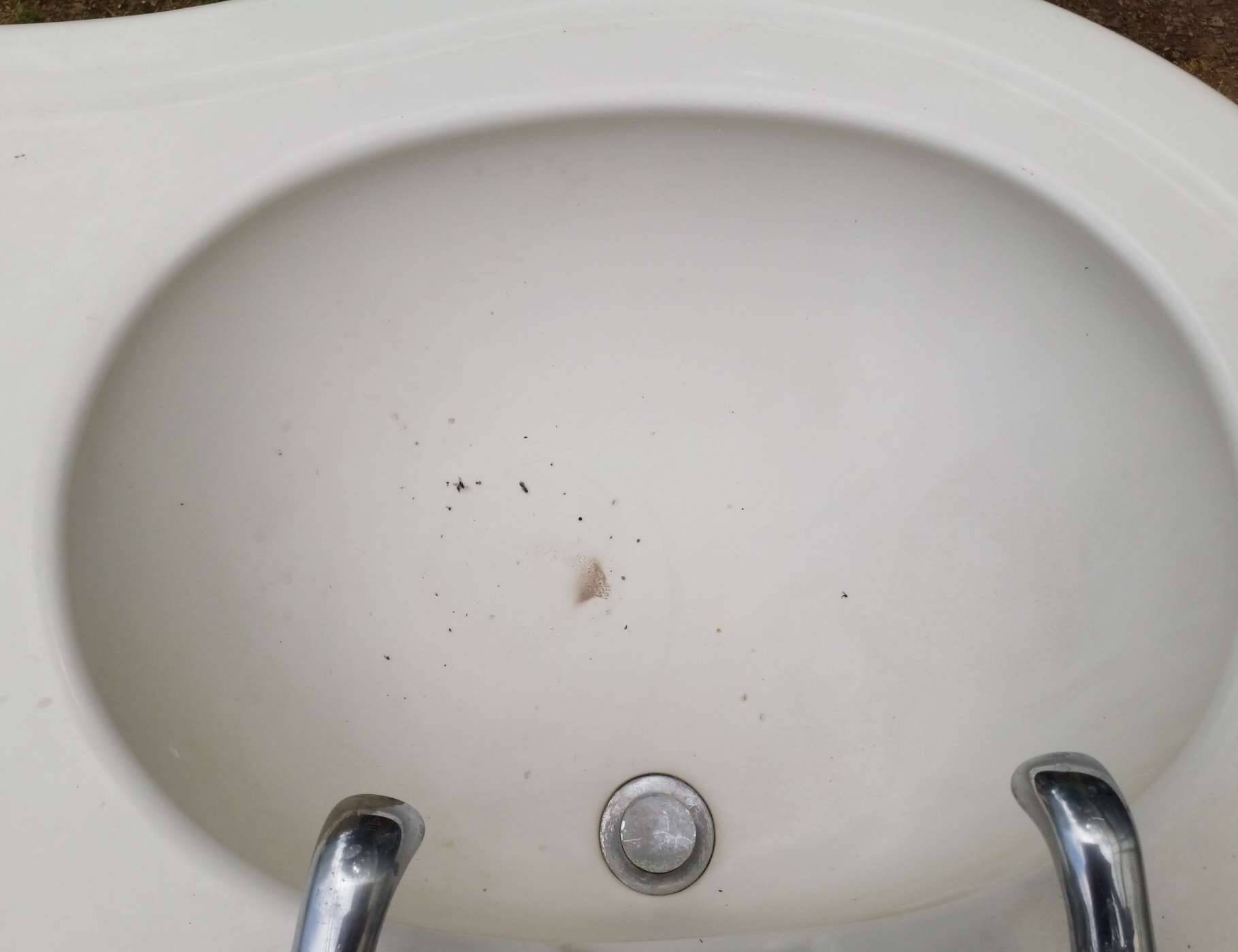 Old washbasins