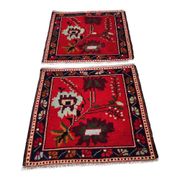 Small vintage decorative kilim rug 77x81 cm