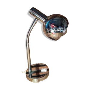 Lampe boule bureau chevet métal