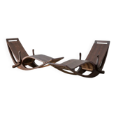 Modernist garden loungers