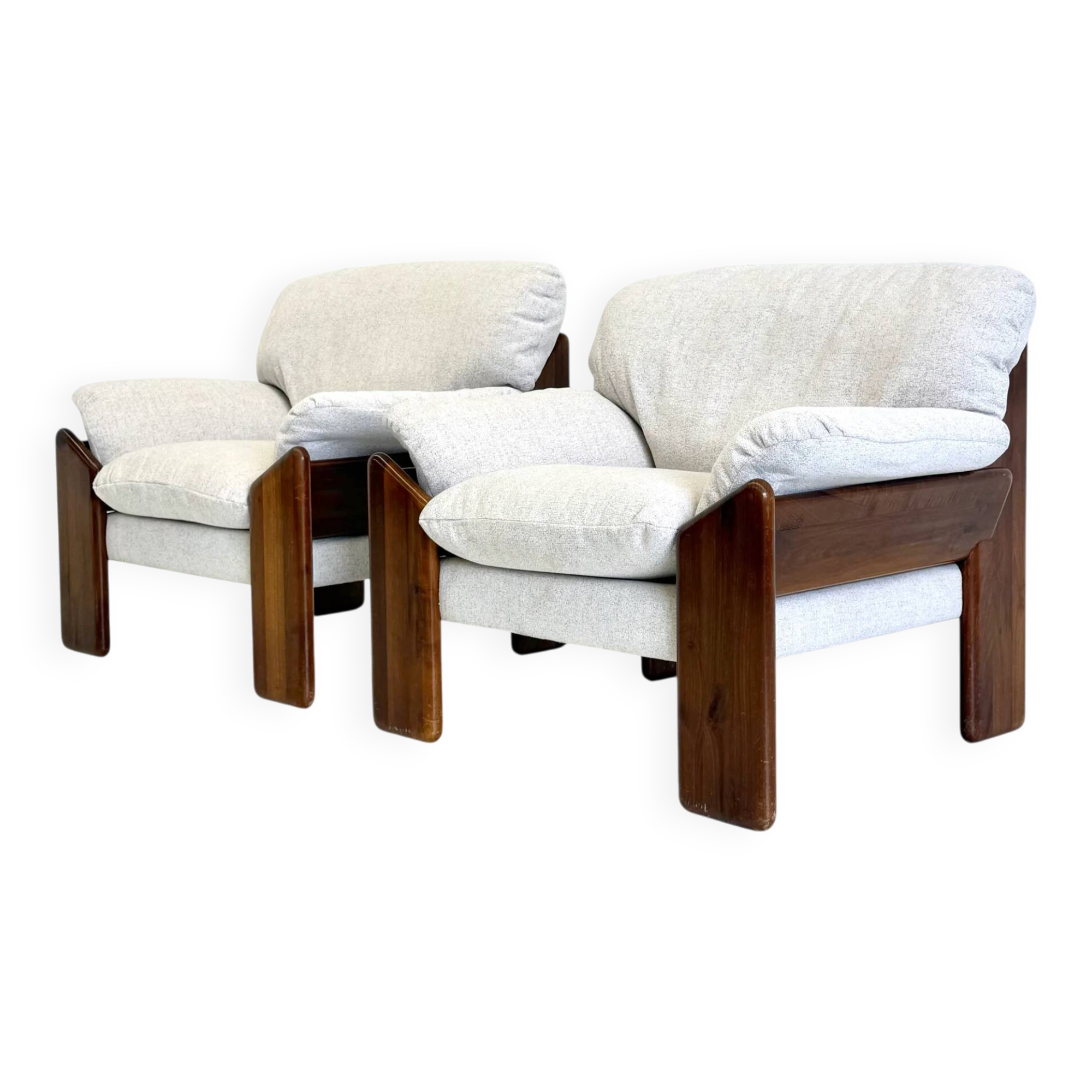 Fauteuil Sapporo crème de Mario Marenco pour Mobil Girgi