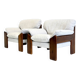 Fauteuil Sapporo crème de Mario Marenco pour Mobil Girgi