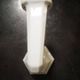 Wall lamp old white porcelain Art Deco 1930 tulip opaline glass