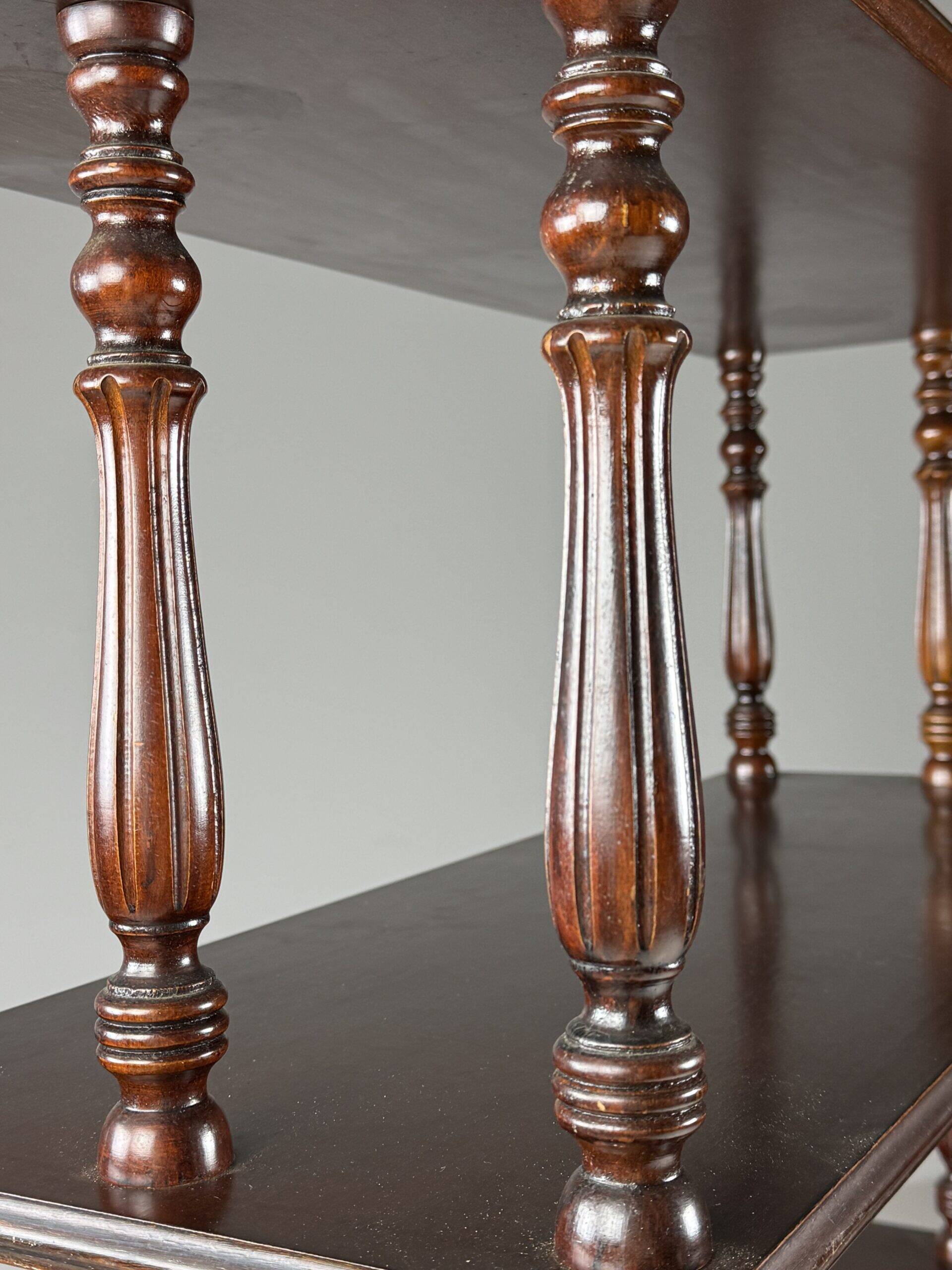 French mahogany étagère