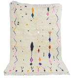 Tapis berbère coloré 252 x 155 cm