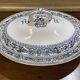 Minton English porcelain vegetable dish, Florentine pattern