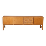 Oak and oak veneer sideboard. 1960s/70s.