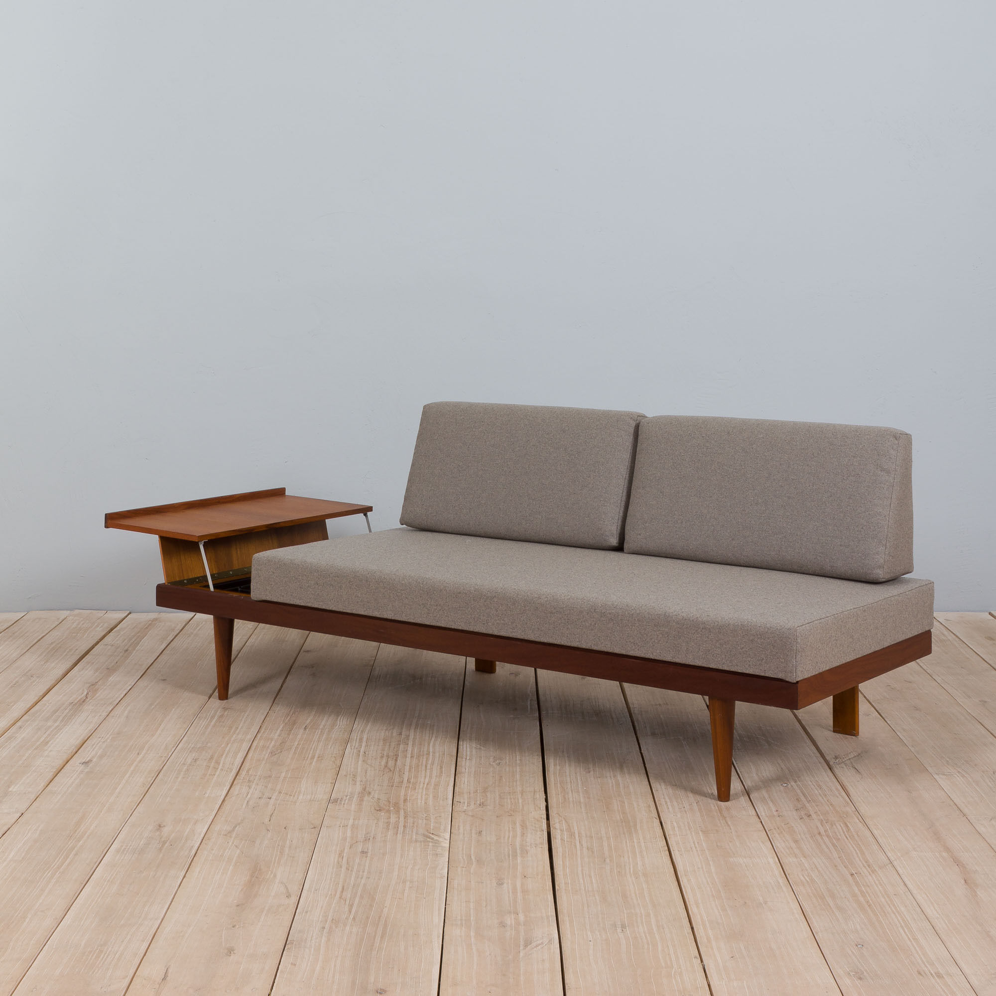 Teak Daybed Svanette With Side Table By Ingmar Relling For Swane Ekornes, 1960s