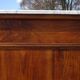 Ancienne commode Louis Philippe en noyer marbre blanc