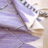 Purple Kilim Rug - 312 x 200 cm