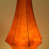 Esperia large lamp in glass and cocoon, 1960s