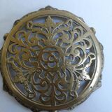 Worked copper trivet