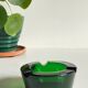 ASH TRAY Green Glass Vintage