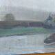 Oil painting on canvas view of Florence San Frediano early 1900
