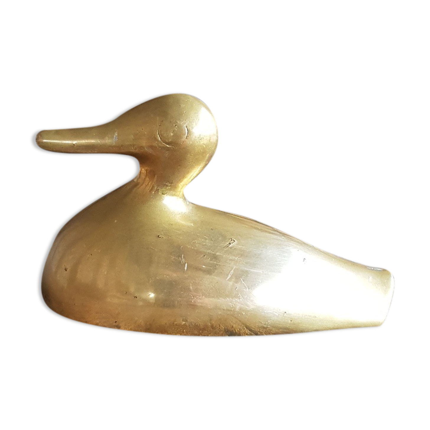 Duck brass sleek design 1970