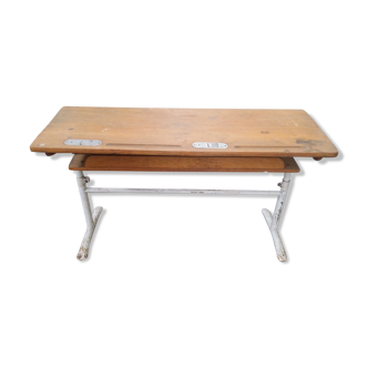 School table adjustable leg