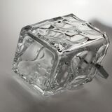 Ice bucket square crystal of Vannes height 14cm